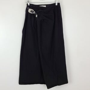 Longhorn by Niver Western Wear Black Denim Skirt Large